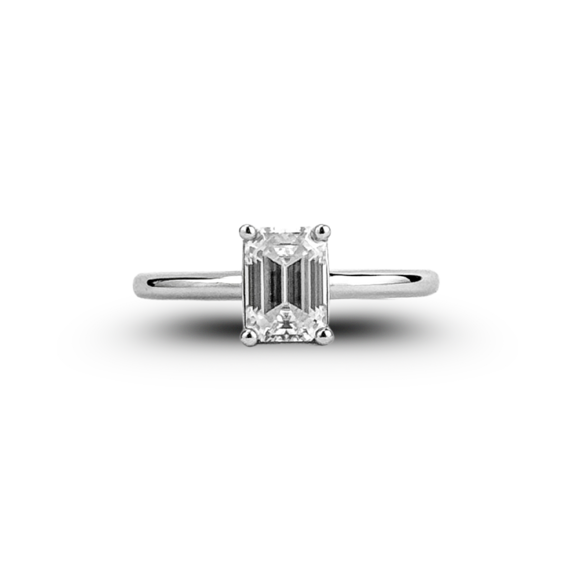 Lucentia Emerald Cut Ring